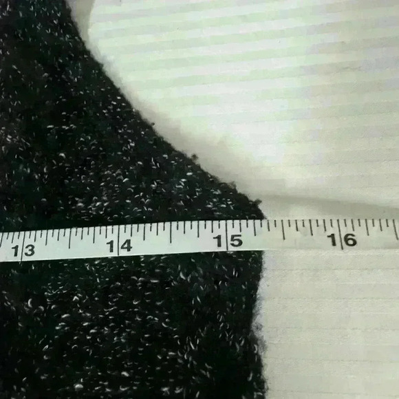 Free people black noir knit cropped tank sweater adjustable button straps small - Picture 6 of 8